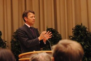 Festredner 2008: Otto Fricke, MdB, seinerzeit Vorsitzender des Haushaltsausschusses des Deutschen Bundestags. Bild: Martin Stammler
