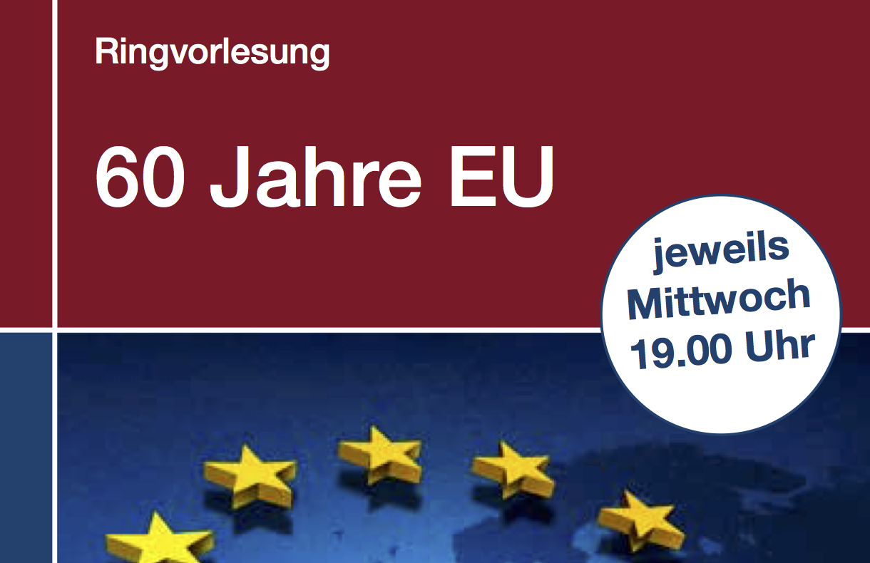 Zum Artikel "Prof. Sturm nimmt am 29.06. an der Diskussion „60 Jahre EU – eine Bilanz aus Sicht der Wissenschaft“ teil"