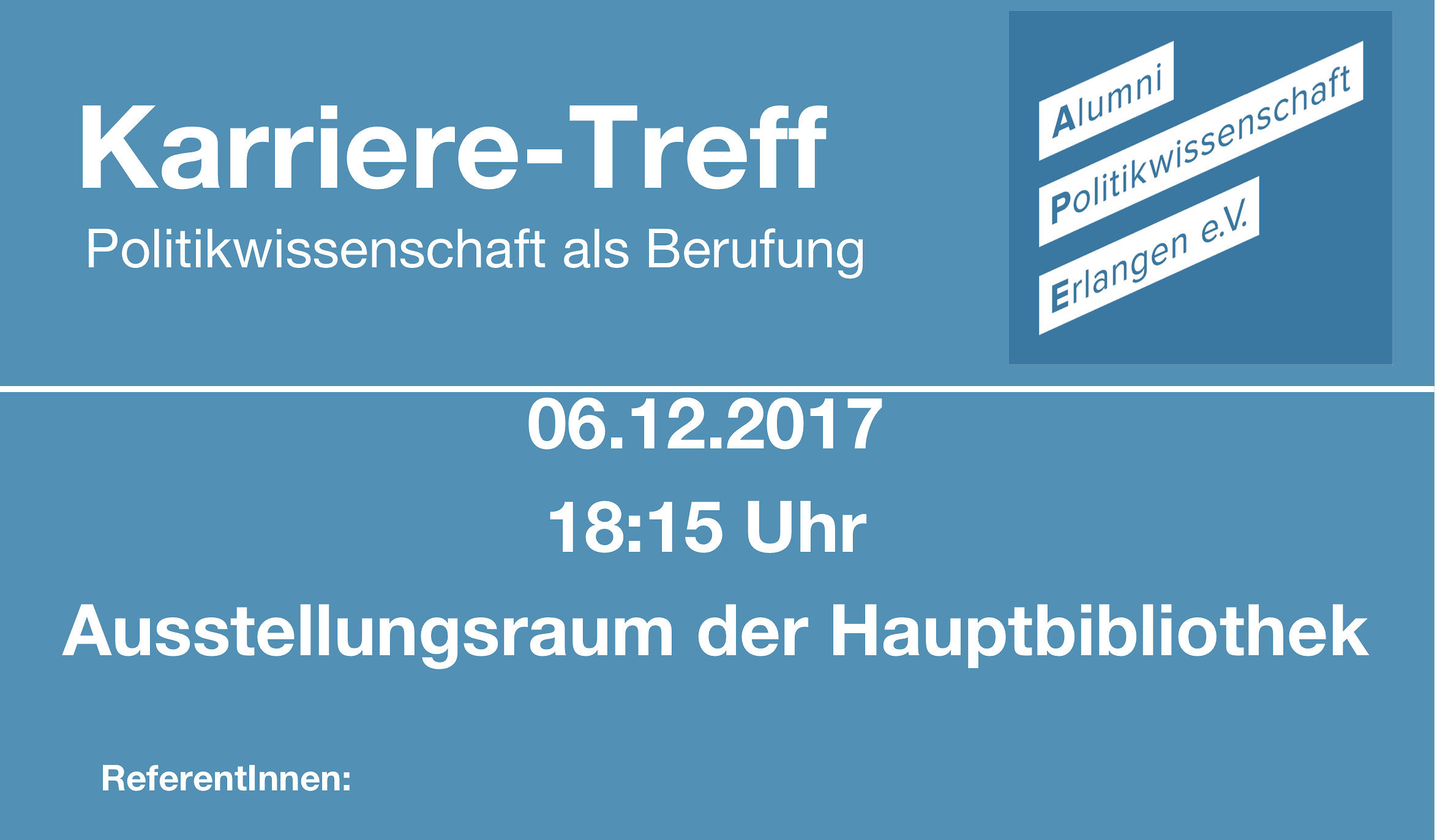 Zum Artikel "Karrieretreff „Politikwissenschaft als Berufung“"