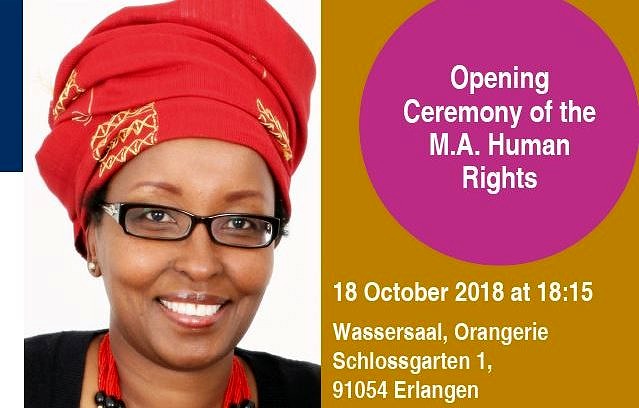 Zum Artikel "Einladung zur Eröffnungsvorlesung des M.A. Human Rights mit Betty Murungi am 18.10.2018"