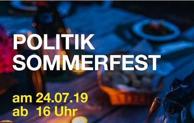 Zum Artikel "Politik-Sommerfest der FSI am 24. Juli 2019"