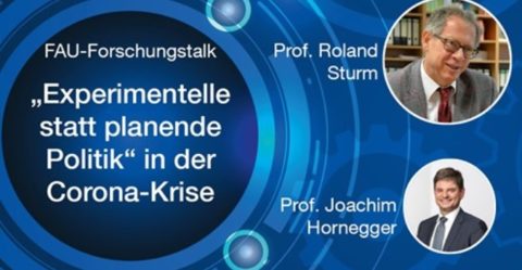 Zum Artikel "Prof. Roland Sturm im Video-Interview mit FAU-Präsident Hornegger"