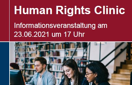 Zum Artikel "Interdisziplinäre Human Rights Clinic: Bewerbung jetzt möglich!"