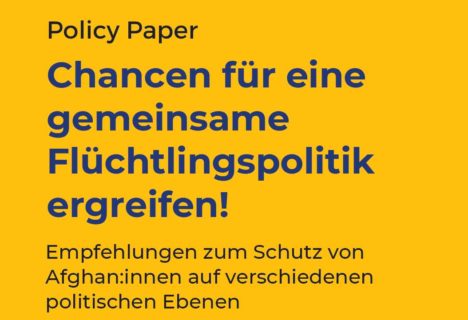 Zum Artikel "Positionspapier des Forschungsbereichs MFI zu Afghanistan"