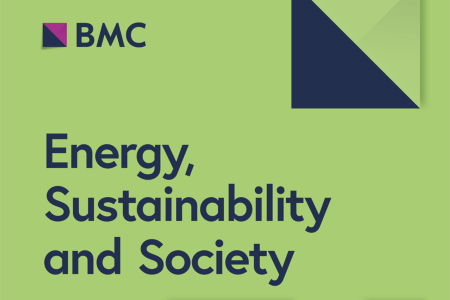 Titelseite Energy, Sustainability and Society