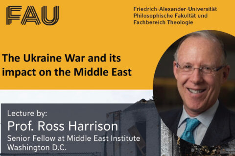Zum Artikel "„The Ukraine War and the Impact on the Middle East“ – Vortrag von Ross Harrison (Washington)"
