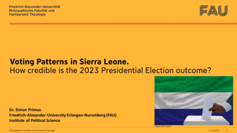 Zum Artikel "Umstrittene Präsidentschaftswahl in Sierra Leone. Videoanalyse mit Simon Primus"