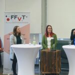 Panel III: Najim Azahaf, Lena Gude, Daniela Gareis-Krumm, Isabell Halletz, Yasemin Bekyol (v.l.)