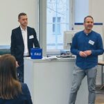 Projektvorstellung: Dr. Tobias Weidinger, Dr. habil. Stefan Kordel (v.l.)