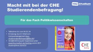 Werbung für CHE Ranking