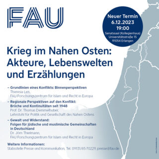 Zum Artikel "Vortrag zum Krieg im Nahen Osten am 6.12.23 um 19 Uhr im Kollegienhaus"