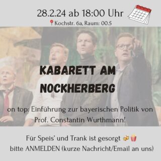 Zum Artikel "Einladung: Kabarett am Nockherberg am 28.2.2024"