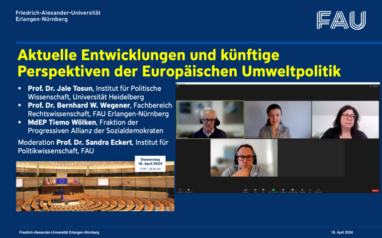 Online-Debatte zu Perspektiven der Europäischen Umweltpolitik