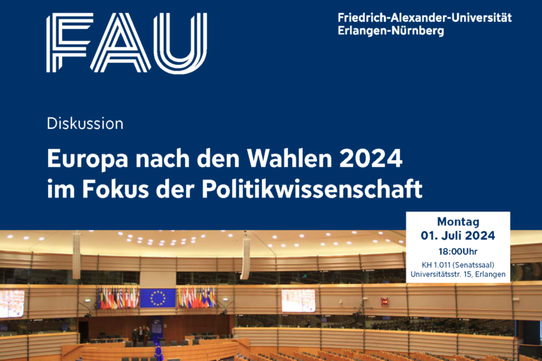 Diskussion zur Europawahl am 1. Juli 2024