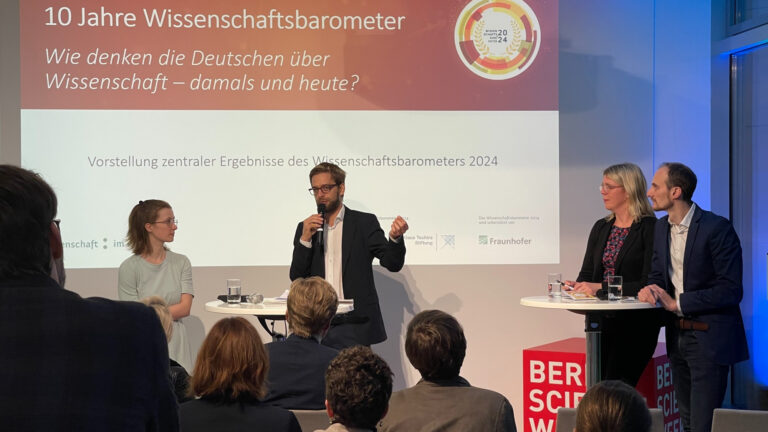 Wissenschaftsbarometer 2024 kommentiert