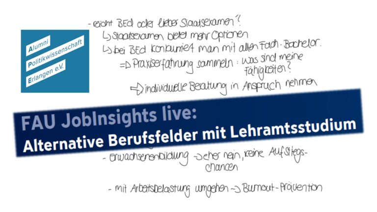 Alumni-Event: Vielfältige Berufswege für Lehramtsstudierende im Fokus